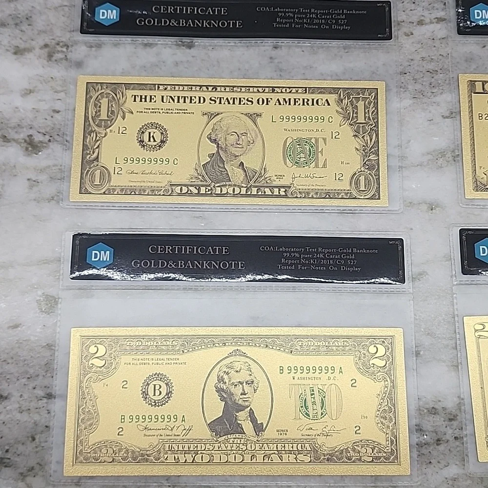 Gold Banknote Collection Set - Picture 2 of 7
